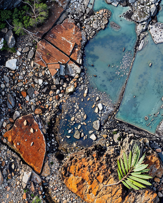 Fractured Landscape No. 3/6 62cm x 114cm including Frame