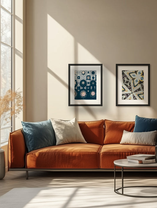 Shape 3 - Original Print 63cm x 46cm Including Frame