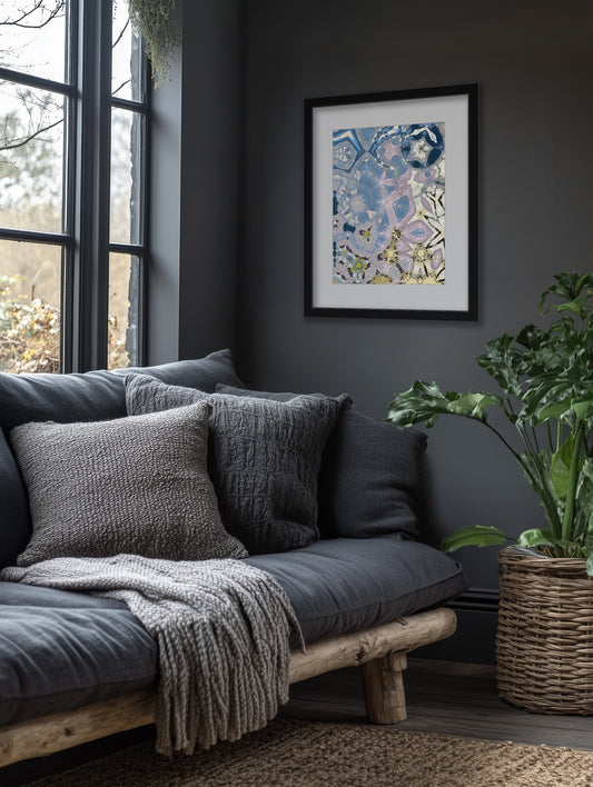 Shape 13 - Original Print 63cm x 46cm Including Frame