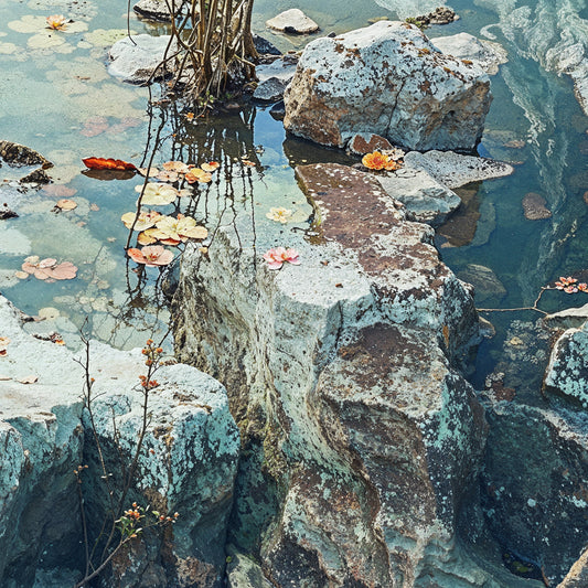 Reflections 1 of 3 - 63cm x 63cm Including Frame