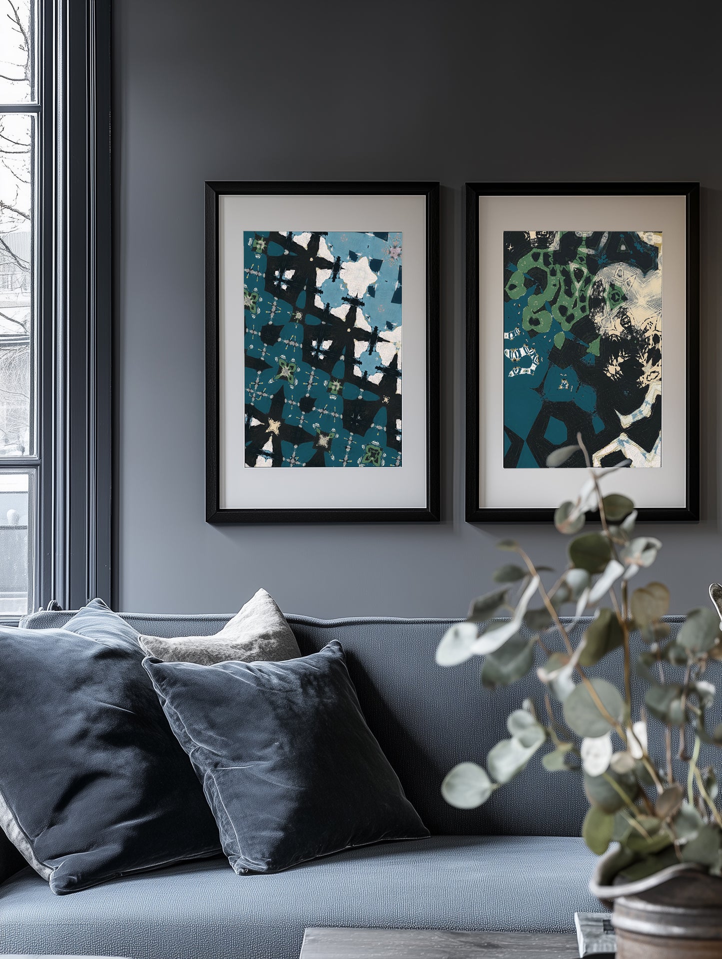 Shape 8 - Original Print 63cm x 46cm Including Frame