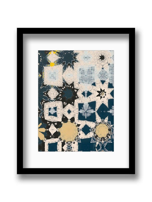 Shape 2 - Original Print 63cm x 46cm Including Frame