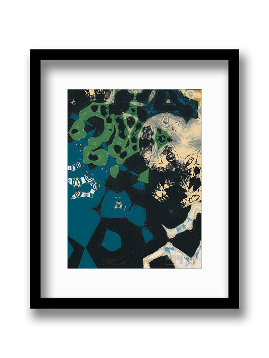 Shape 8 - Original Print 63cm x 46cm Including Frame