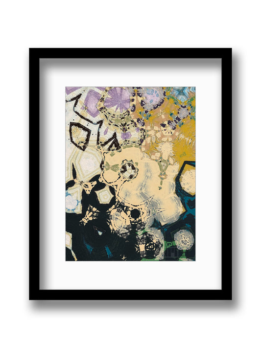 Shape 12 - Original Print 63cm x 46cm Including Frame