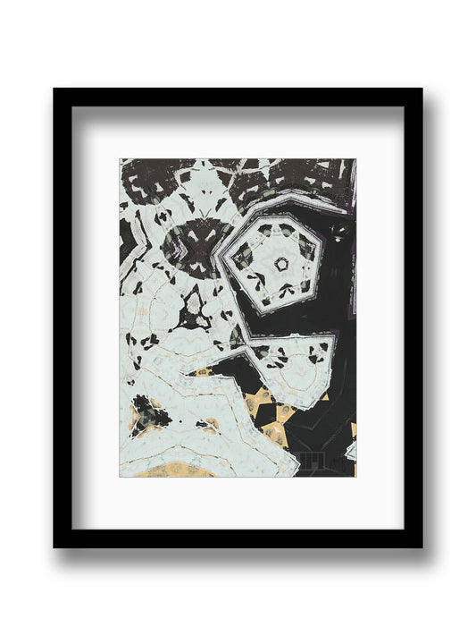 Shape 14 - Original Print 63cm x 46cm Including Frame