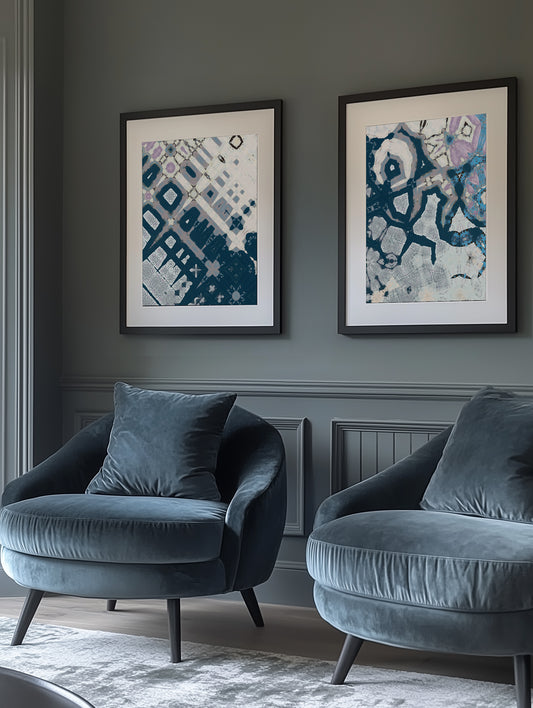 Shape 10 - Original Print 63cm x 46cm Including Frame