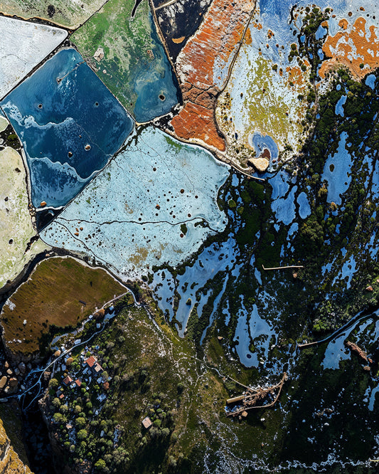 Fractured Landscape No. 2/6 62cm x 114cm including Frame