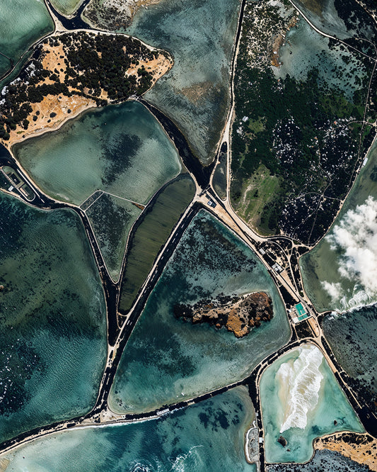 Fractured Landscape No. 5/6 62cm x 114cm including Frame