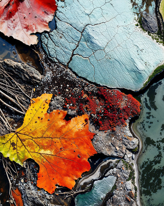 Fractured Landscape No. 6/6  62cm x 114cm including Frame