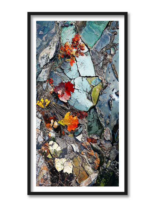 Fractured Landscape No. 6/6  62cm x 114cm including Frame