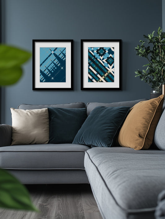 Shape 17 - Original Print 63cm x 46cm Including Frame