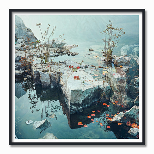 Reflections 1 of 3 - 63cm x 63cm Including Frame