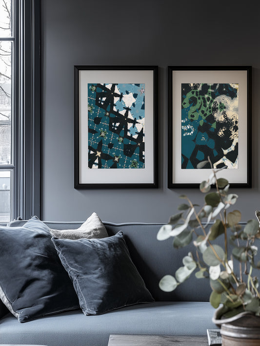 Shape 15 - Original Print 63cm x 46cm Including Frame